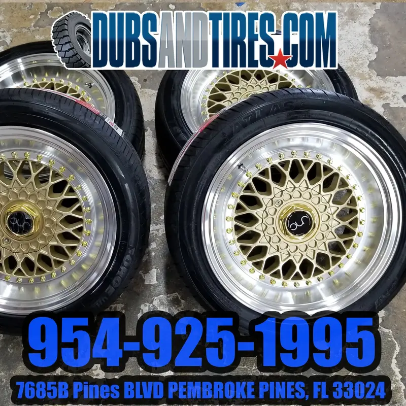 17 Inch 17X8.5 Rims Jnc 004 Gold Wheels Bp: 5X112 Tires 235/45R17 Mercdes Sl500 Finacing Avil 1