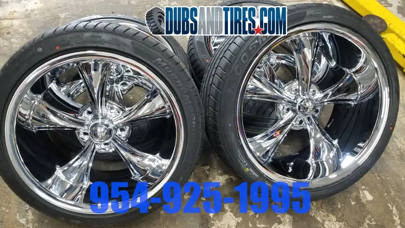18 Inch 18X9.5 Ridler 695 Rim And Tire Package Bp:5X120 245/40Zr28 1997 Chevy Monte Carlo Finacing Avil 1