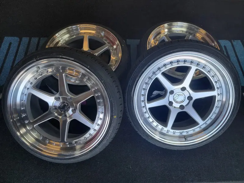 19" Inch Aodhan Ds09 Silver Wheels 19X8.5 Rims With Ironman 235/35Zr19 Toyota Camry Bp: 5X114.3 1