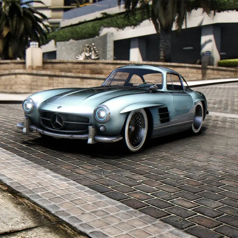 1955 Mercedes 300Sl Gullwing 1