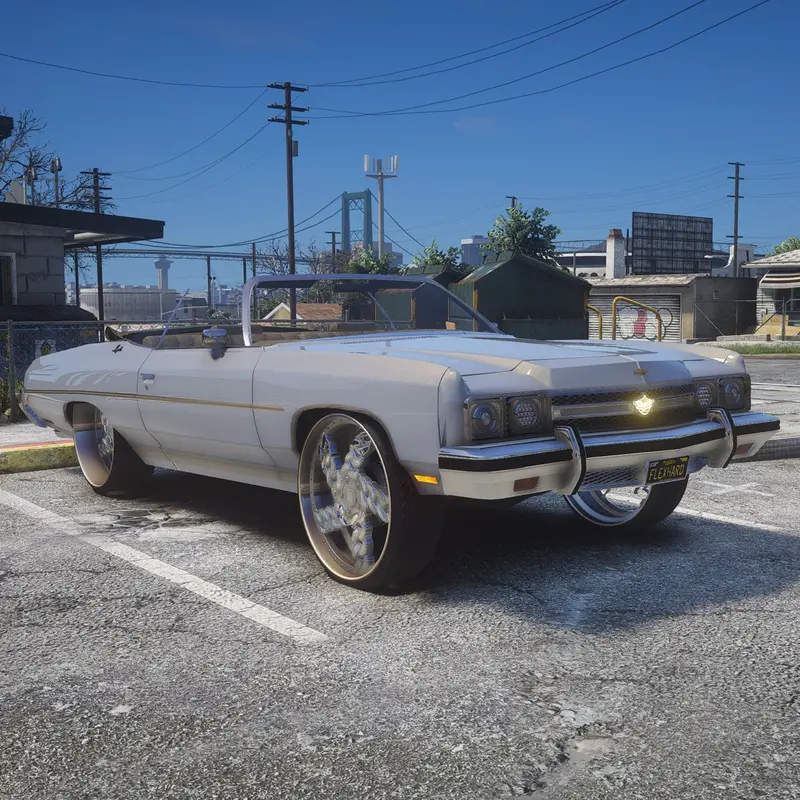 1973 Chevrolet Impala Convertible Gold 1