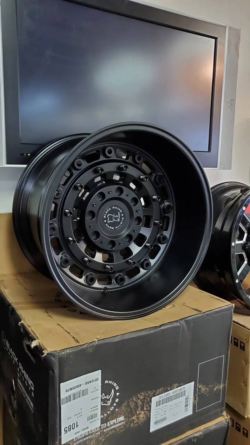 20" Black Rhino Arsenal Matte Black Wheels 20X12 Rims Ram Jeep Ford 5X127/139.7 1