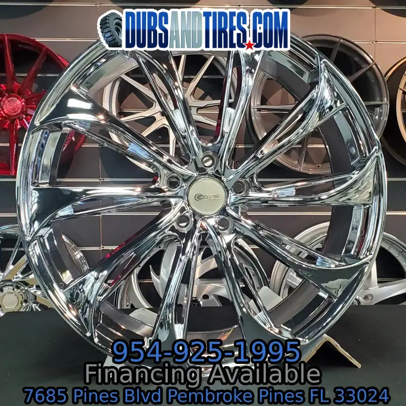 20" Eclipse 106 Wheels Chrome Rims 20X9 Pontiac Grand Prix 1