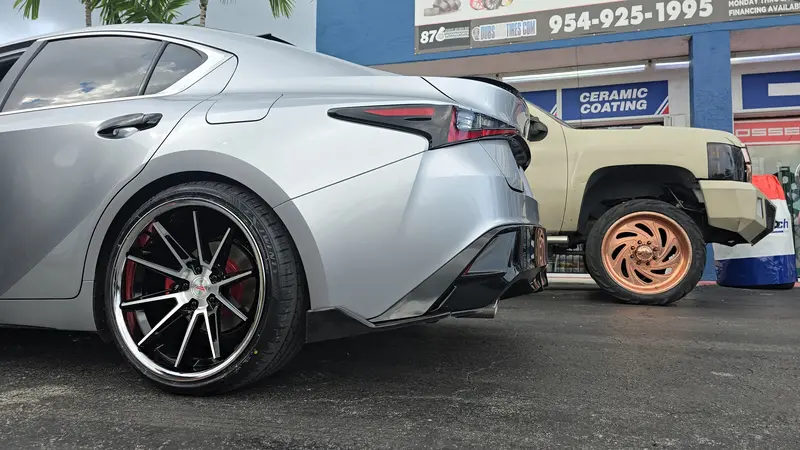 20" Ferrada Cm2 Machine Black Chrome Lip Wheels Rims 20X9, 20X10.5  Wheels Bp:5X114.3 Lexus Is 1
