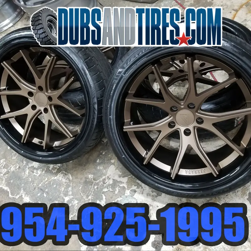 20 Inch 20X10 Ferrada Fr-2 Rim And Tire 275/30Zr20 Package Bp:5X112 2016 Audi A6 Finacing Avil 1