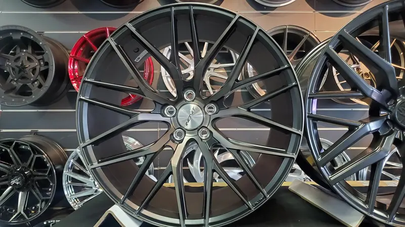 20 Inch 20X8.5 20X10 Inovit Blitz Satin Black Bp:5X114. Ford Mustang Ecoboost Wheels 1