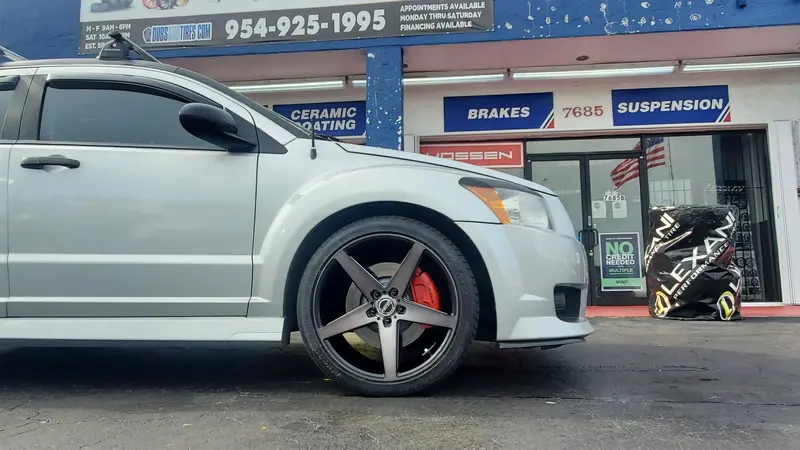 20 Inch 20X8.5 20X10 Inovit Double Dark Rotor Bp:5X114. Tire:245/35Zr20 Dodge Caliber Wheels 1
