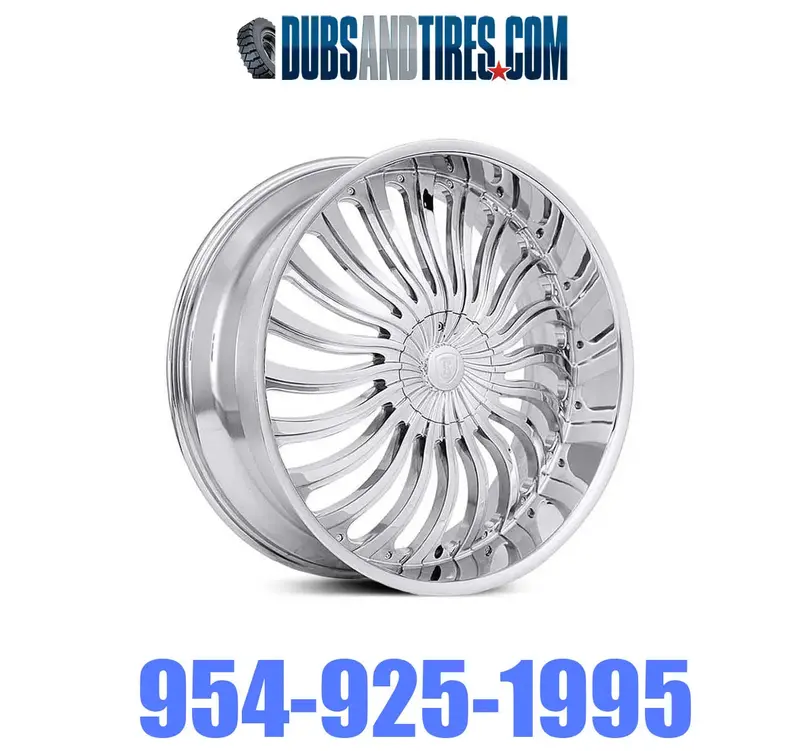 20 Inch 20X8.5 Borghini Rims Bw24 Wheels Ford, Honda  Full Set Of 4 Financing Avil 1