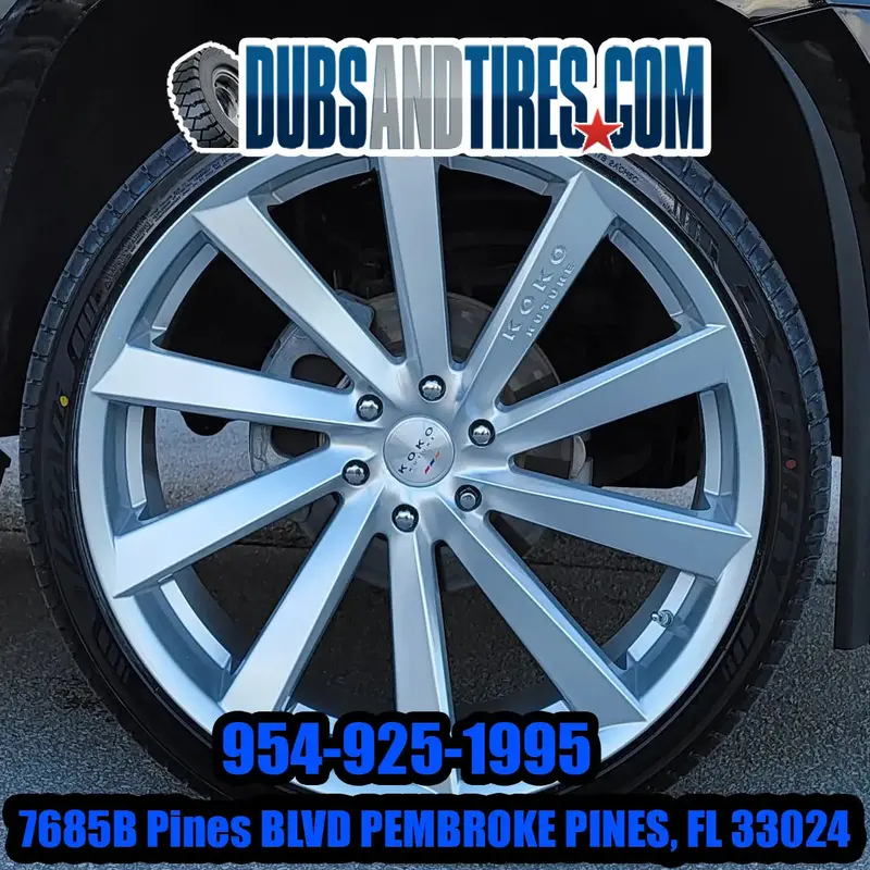 20 Inch 20X9 Koko Kuture Kapan Bp:5X120  Brushed Silver 2009 Bmw 330I Convertible Finacing Avil 1