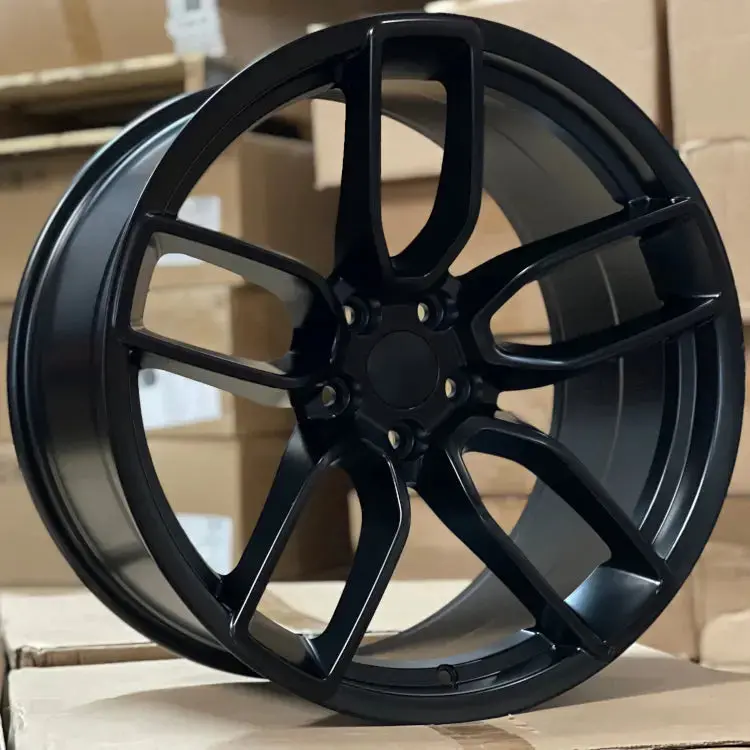 20" Inch Matte Black Wheels For Dodge Charger 20X9.5 20X10.5 Rims Bp: 5X115 Challenger 1