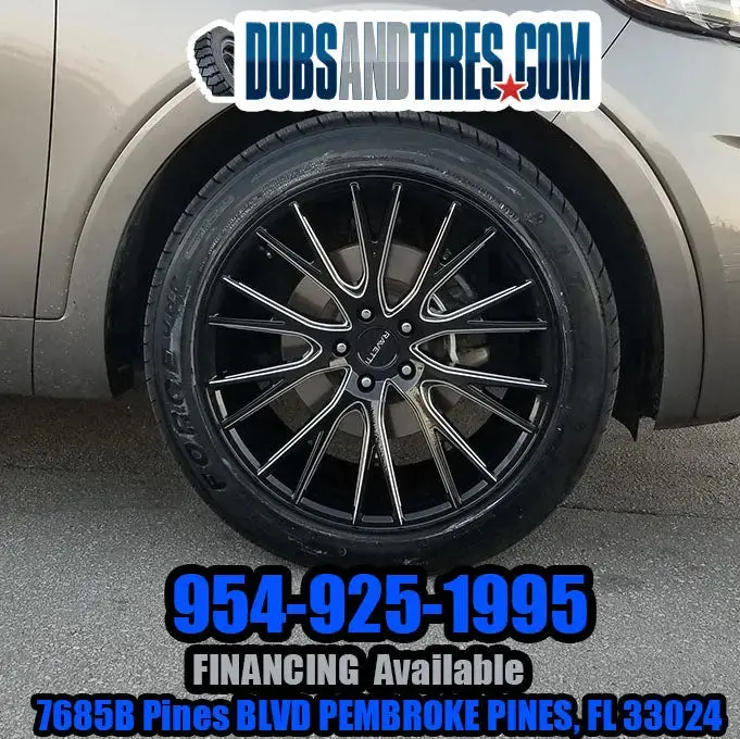 20" Inch Rims Ravetti M12 Black Wheels Bp: 5X114.3 Tires: 245/45Zr20 2021 Ford Mustang  Finacing Avil 1
