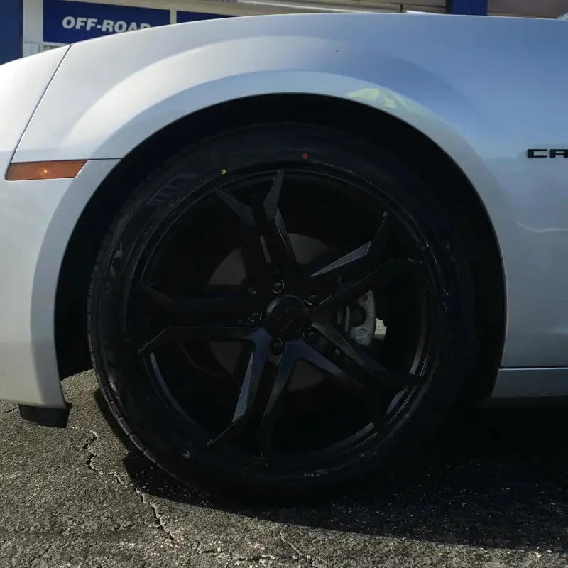 20 Inch Spdline Velor Satin Black Wheels 20X8.5, 20X10 245/40Zr20 275/35Zr22 Lexani Lx-20 Bp: 5X120 Chevy Camaro Ls 1