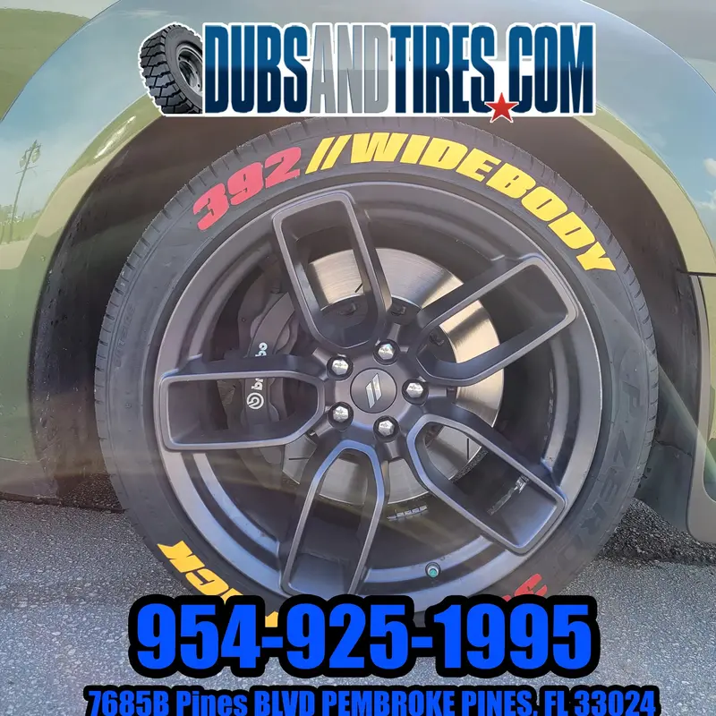 20 Inch Wheels 20X9.5 Black Rims Bp: 5X115 Tires: 275/40Zr20 2021 Dodge Charger Scat Finacing Avil 1