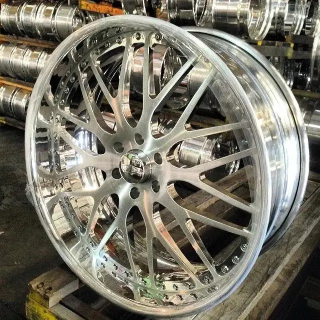 20" Intro Id313 Brushed Face Wheels Staggered 20X9, 20X11 Rims 5X4.5 Caprice Impala Donk Cadillac Buick C10 1