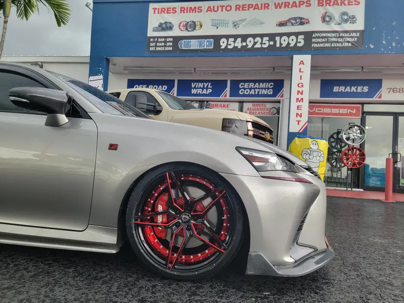 20" Marquee M3259 Wheels Black And Red Rims Staggered 20X9(Front) 20X10(Rear) Lexus Gs350 F Sport 1