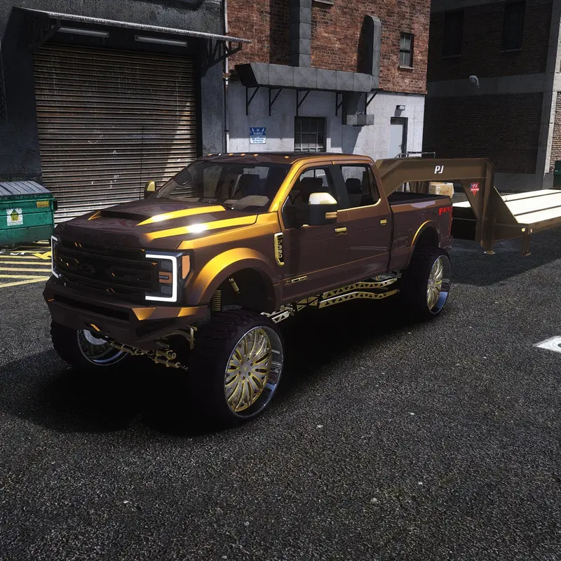 2018 Ford F-350 Lifted + Trailer 1