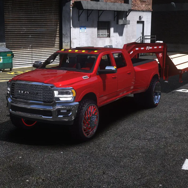 2019 Dodge Ram Dually + Trailer 1