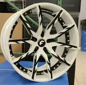 21/22" Forgiato Formata Rims Staggered 21X9 (Front) & 22X12.5 (Rear) Ferrari 458,488,California, F8 F12 1