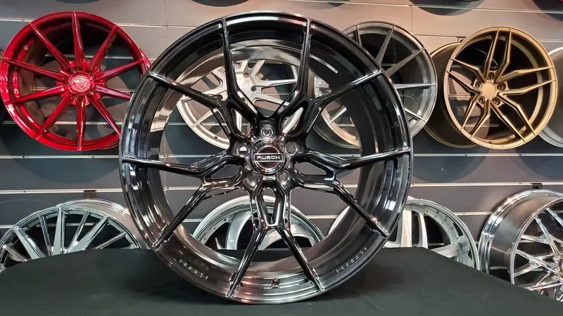 21" Rusch Blv Rims 21X10 & 21X11 Dark Brushed Black Wheels For Bmw X5 X6 M 1