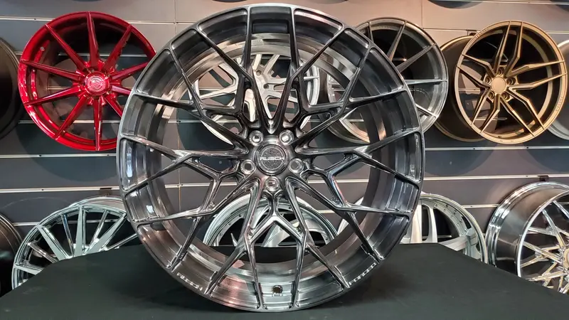 21" Rusch Gtx-R Rims 21X10 & 21X11 Dark Brushed Black Wheels For Bmw X5 X6 M 1