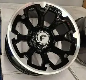 22" Forgiato F264 Wheels Gloss Black Rims 22X12 New Chevy Gmc 2500 1