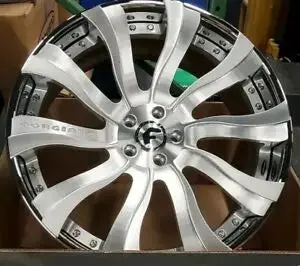 22" Forgiato Inferno Chrome Rims Staggered 22X9(Front) 22X10.5(Rear) Wheels Mercedes S580 S550 S63 Bentley Gt Audi A7 A8 Bmw I8 750 850 1
