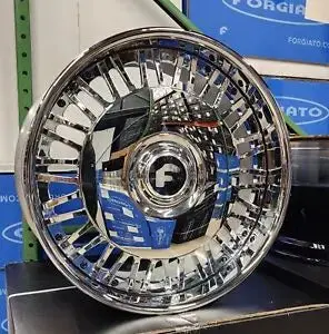 22" Forgiato Luce Chrome Wheels Staggered Rims 22X9(Front) 22X10.5(Rear)  Mercedes S580 S550 S63 Bentley Gt Audi A8 Bmw 750 850 1