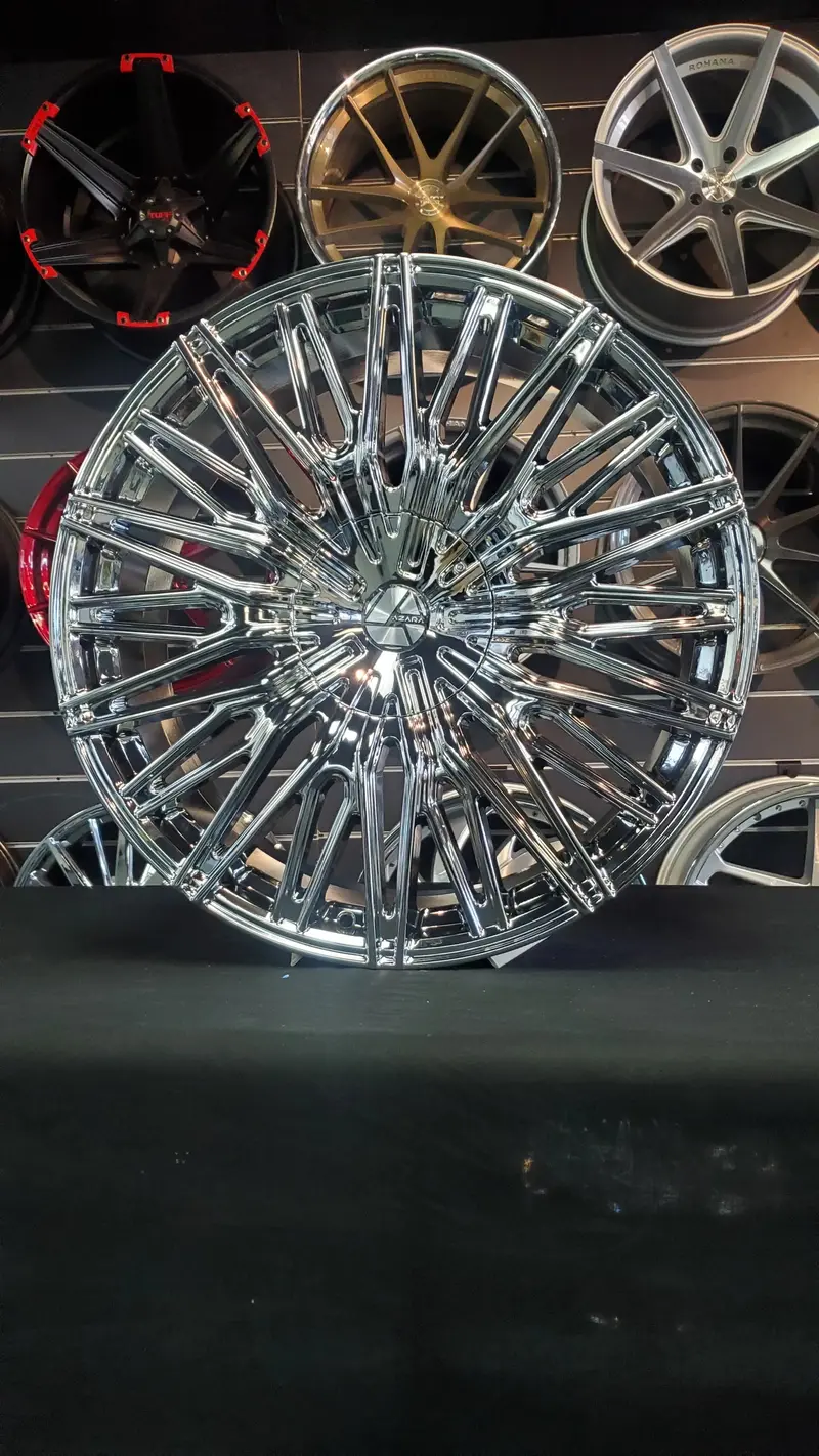 22 Inch 22X8.5 Azara Aza 522 Nano Rims And Tires Package New Wheels Cadillac Ct6 Finacing Avil 1