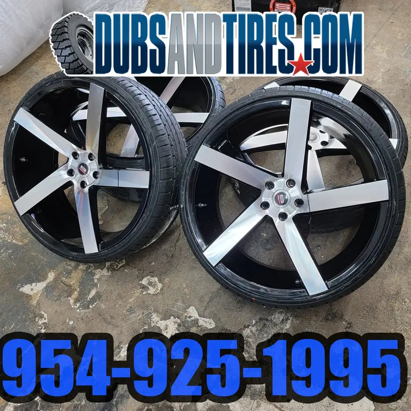 22 Inch 22X9 & 22X10.5 Spec-1 Spm80 Bp:5X114.3 Rims And Tires Package New Wheels 2008 Infiniti G37 Finacing Avil 1