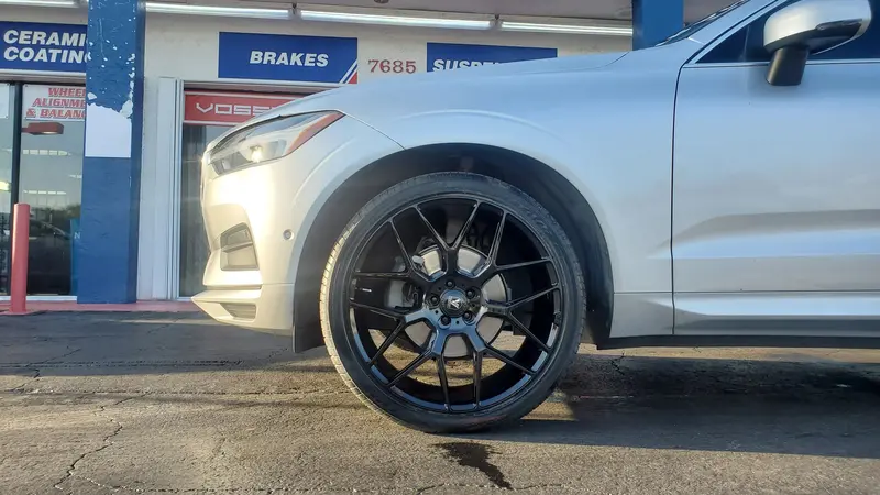 22 Inch 22X9 Asanti Abl-27 Gloss Black Rims & Tires 265/35R22  New Wheels Volvo Finacing Avil 1
