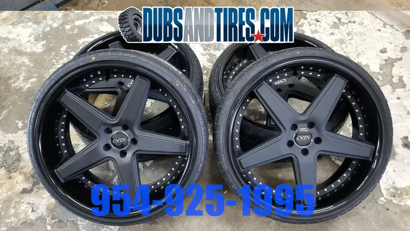 22 Inch 22X9 Azad Az008 Rim And Tire Package Bp:5X112 Mercedes Cls550 Finacing Avil 1