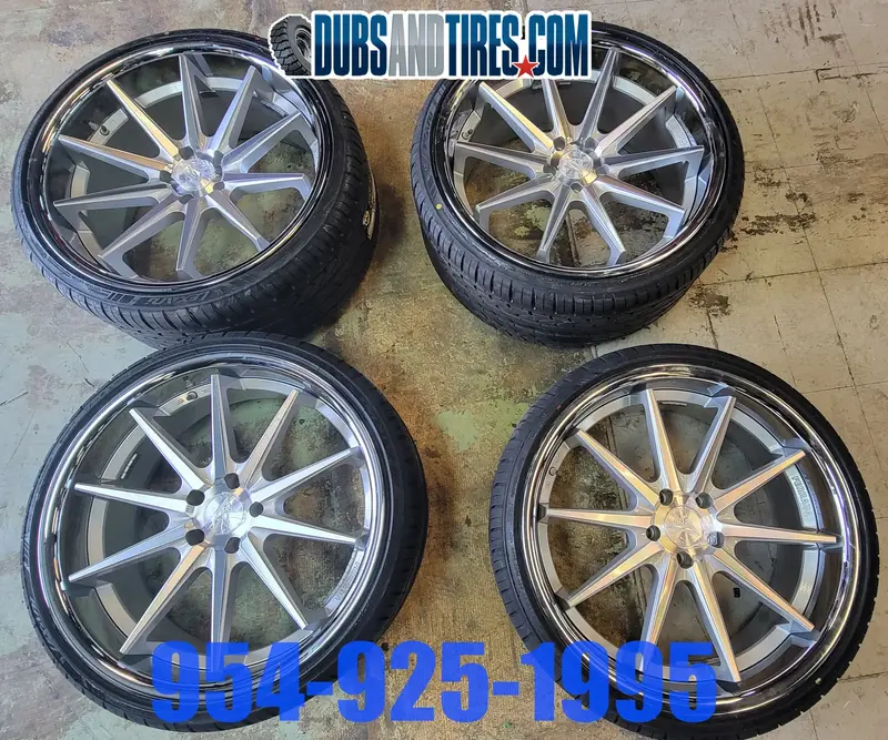22 Inch 22X9 Ferrada Rims And Tires Fr4 Package New Wheels Lexus, Bentley, Bmw And More Finacing Avil 1