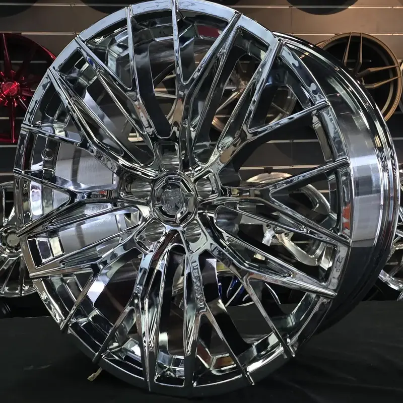 22 Inch Lexani Aries Silver Machine Wheels Wheels 22X9 22X10.5 Rims 5X112 Maserati Ghibli 1