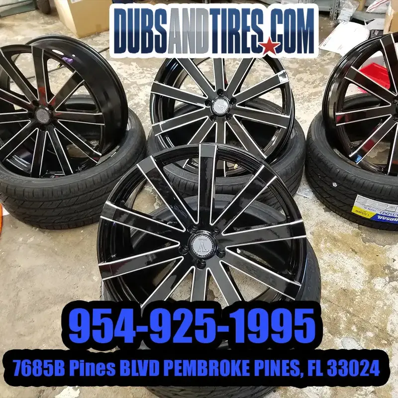22 Inch Rims 22X9 Velocity Vw12 Black Wheels Bp 5X150 Tires: 305/40R22 1999 Lexus Lx470 Finacing Avil 1
