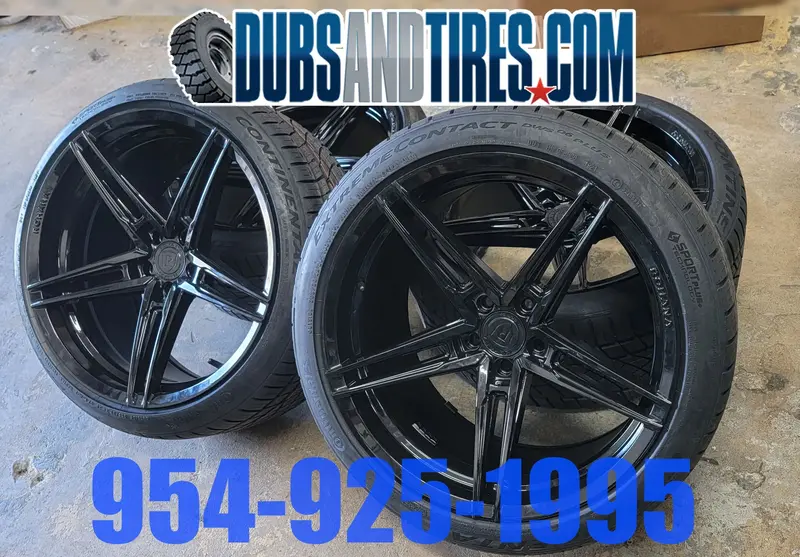 22 Inch Rohana Rfx-15 Rims And Tires Package New Wheels Mercedes, Bentley, And More Finacing Avil 1