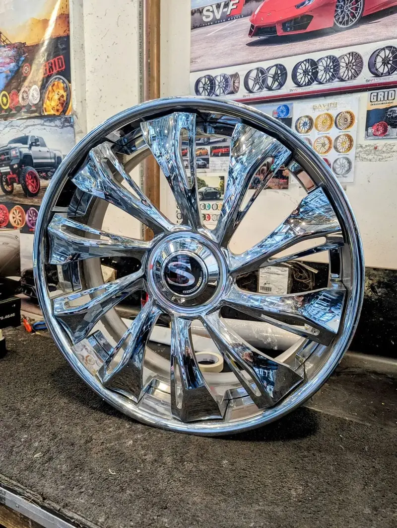 22" Inch Savini Sv Custom Finish Wheels 22X9.5 Rims Bmw I7 Bp: 5X120 1