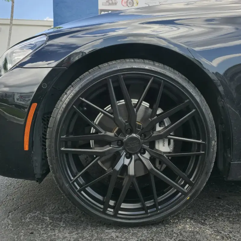 22 Inch Spdline Haichi Black Wheels 22X9, 22X10.5 255/30Zr22 305/25Zr22 Lexani Lx-20 Bp: 5X112 Bmw 740I 1