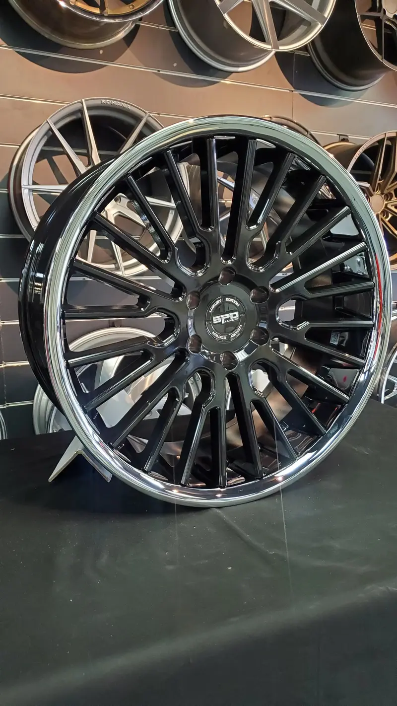22" Inch Speedline Le01 Gloss Black Wheels 22X9.5 Rims Lexus Bp: 6X139.7 1