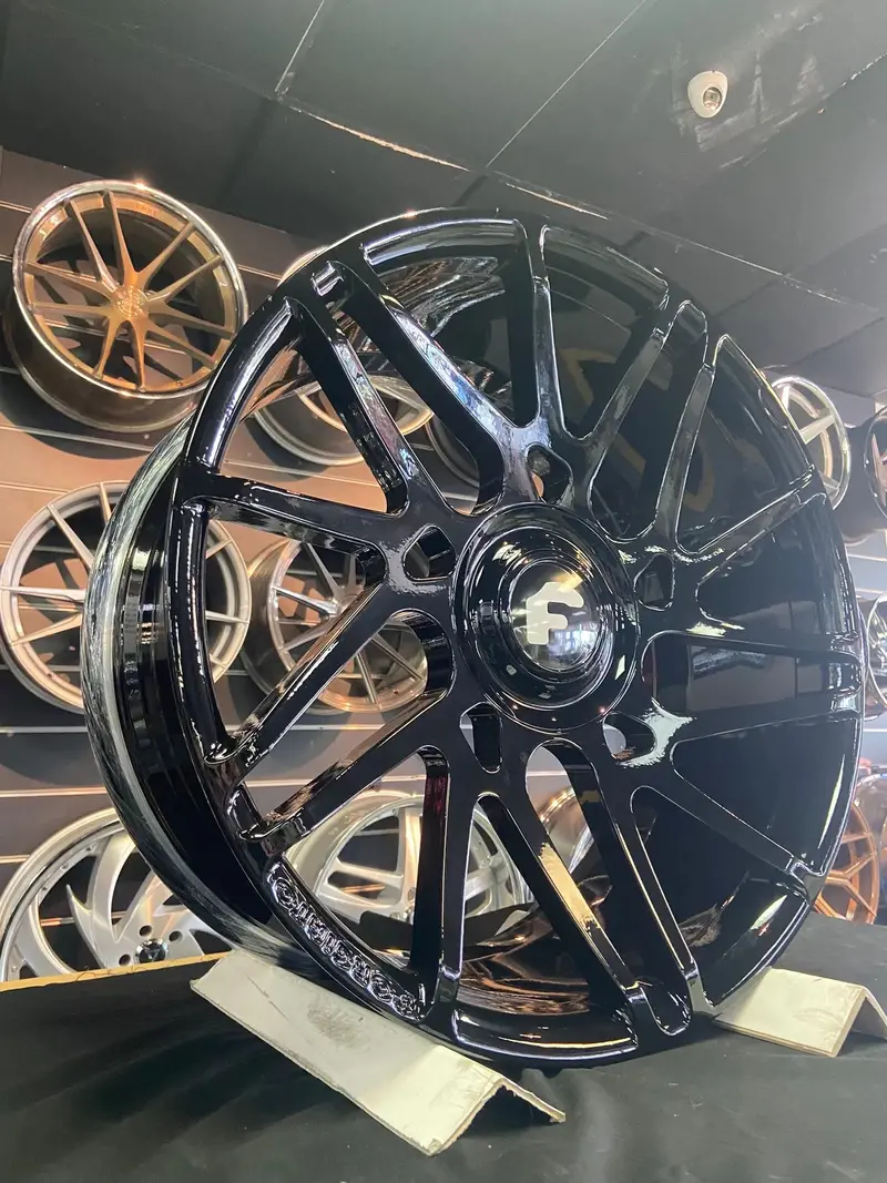 23" Forgiato Twisted Maglia Wheels Gloss Black Rims Staggered 23X10(Front) 23X11.5(Rear)  Bmw X5 315/30Zr23 & 275/35Zr23 Pirelli P Zero Pz4 1