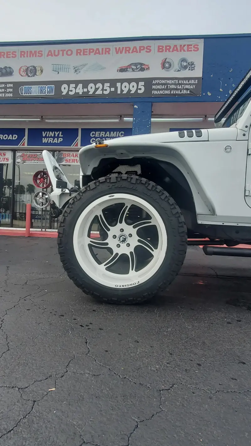 24" Forgiato Azioni Wheels Custom  Rims Staggered 24X14 Jeep Wrangler 5X127 Financing Available 1