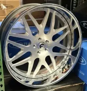 24" Forgiato Kato Rims Staggered 22X9 (Front) 24X10(Rear) Wheels 5X4.75 Cutlass Chevelle Buick Monte Elcomino 1