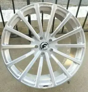 24" Forgiato Piatto Brushed Chrome Black Rims Staggered 24X9(Front) 24X10(Rear) Wheels Porsche Panamera Taycan Bentley Mulsanne 1