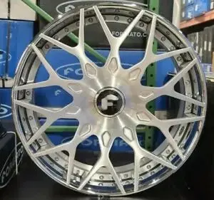24" Forgiato Torino Brushed Chrome Wheels Staggered Rims 24X9(Front) 24X10(Rear) Mercedes S580 S550 S63 Bmw 750 Audi A7 A8 Bentley 1