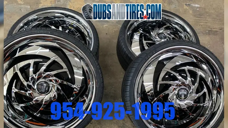 24 Inch 24X9 Dub Choppaz Rims And Tires Package Bp:5X120 275/25Zr24 Cutlass Financing Avil 1