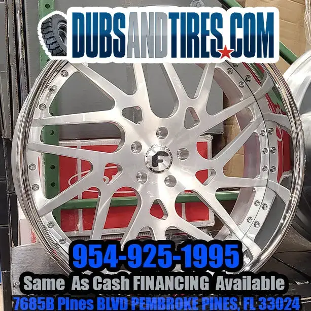 24" Inch Forgiato Twisted Maglia Ff Rims Wheels Staggered Brushed Face Chrome Lip Old School Cars Tires Fit Chevy Ss Finacing Avil 1