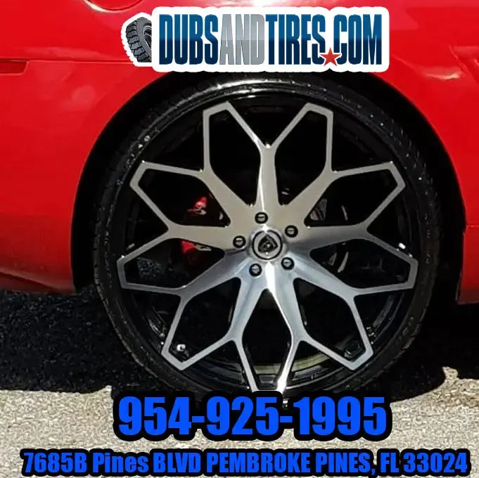 24 Inch Rims 24X9 Borghini B28 Black Machine Wheel Bp: 5X120 Tires: 255/30R24 2011 Chevy Camaro Finacing Avil 1