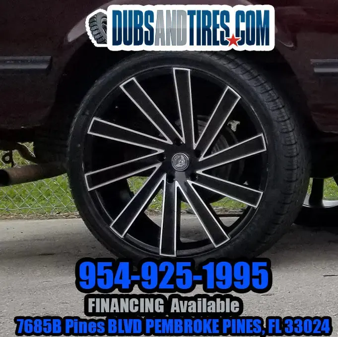 24" Inch Rims Gima Nexus Black Wheels Bp: 6X139.7 Tires: 295/35Zr24 2019 Toyota Tacoma Finacing Avil 1