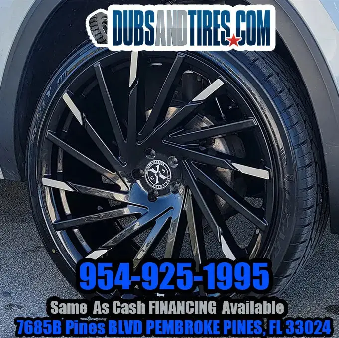 24" Inch Rims Xcess X02 Black Wheels Bp: 5X112 Tires: 275/35Zr24 2018 Volkwagen  Finacing Avil 1