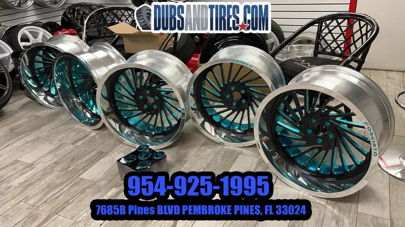 24 Inch Wheels 24X12 Forgiato Ventoso Black Face Rims Bp: 5X127 Tires: 35X12.50R24 2018 Jeep Wrangler Jl Finacing Avil 1
