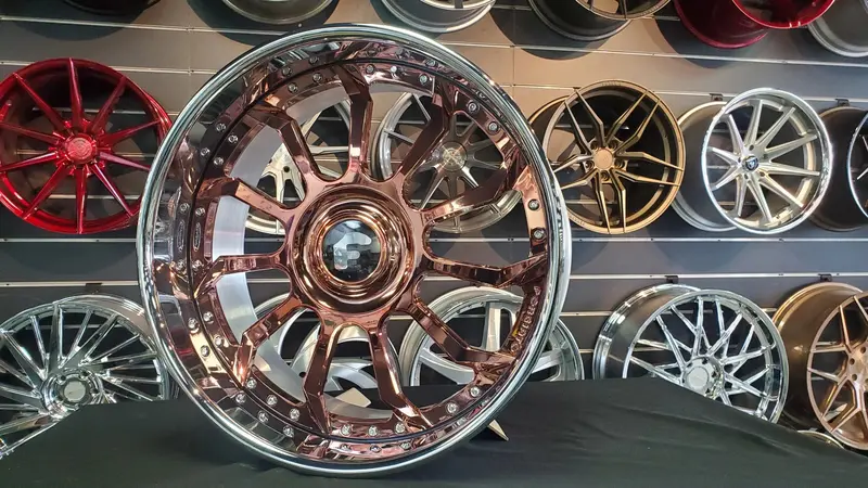 26" Forgiato Nb6 Brushed Face W/ Chrome Lip  Wheels  Staggered 26X9 (Front) 26X10(Rear) Rims Lamborghini Urus 1